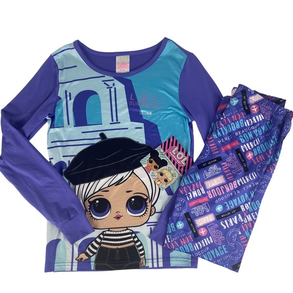 NWT LOL Surprise! 2 Piece Pajama Set - Size 10 - Picture 1 of 11